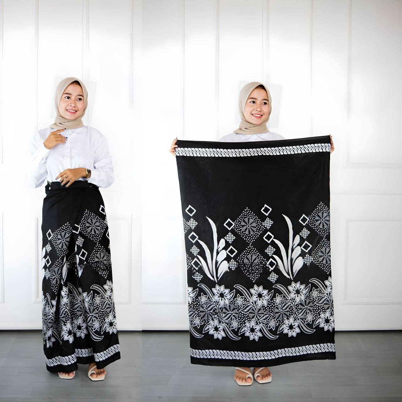 Promo New Sarung santri wanita Pondok pesantren  nyaman di pakai/ Sarung santri Motif printing terbaru 2024/Sarung Putri bahan Rayon lembut dan adem di Pakai/Sarung santri Batik kekinia Nyaman Wanita Muslim Pekalongan