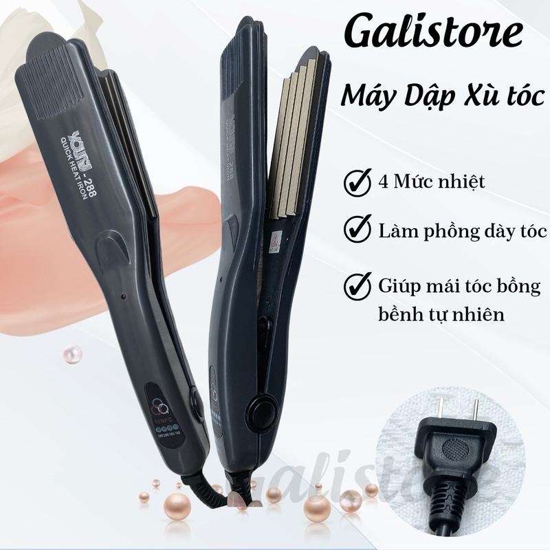 Máy dập xù young 288 Gali , bấm xù, tạo kiểu tóc làm phồng chân tóc bản to salon young - 288 Galistore máy dập phồng tóc tam giác máy dập phồng tóc gali máy dập chân máy bấm phồng tóc