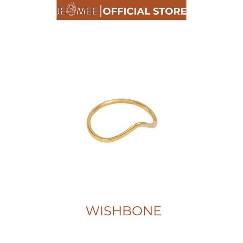 Nhẫn nữ Wishbone bản mảnh đeo ngón út JESMEE - R3530 Women
