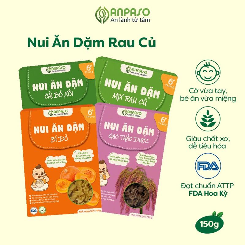 Nui Ăn Dặm Rau Củ ANPASO 150g 2