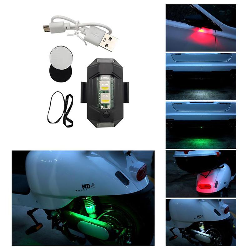 Product Introduction of Đèn LED nhấp nháy cho máy bay không người lái xe máy, hình vuông, đèn cảnh báo xe Điện và xe tải, đèn phi công, có thể sạc lại 27