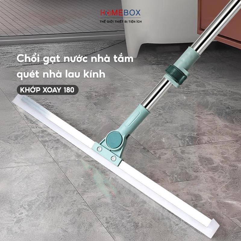  Chổi gạt nước sàn nhà tắm cỡ lớn Chổi quét nhà gạt nước và lau kính đầu silicon dẻo tiện lợi Làm Sạch 