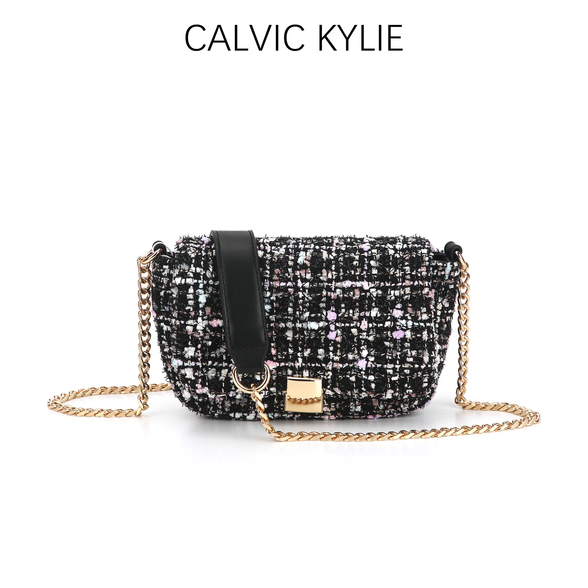 CALVIC KYLIE - Tas rajutan wanita / Tas rantai wanita / Tas bahu tas selempang / Tas wanita / Sling bag#2605