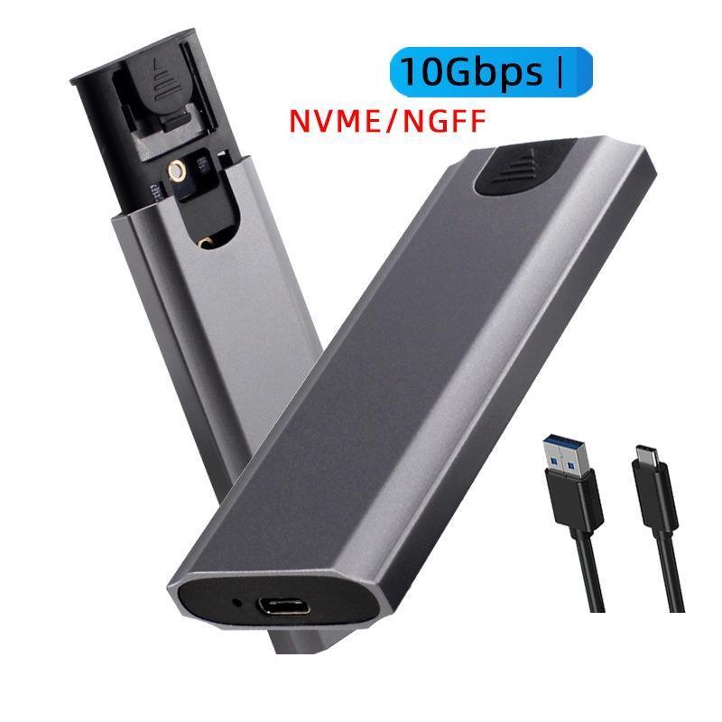  Box ổ cứng M2 NVMe M2 SATA NGFF cao cấp nhôm đa năng túi  & phụ kiện ổ cứng 