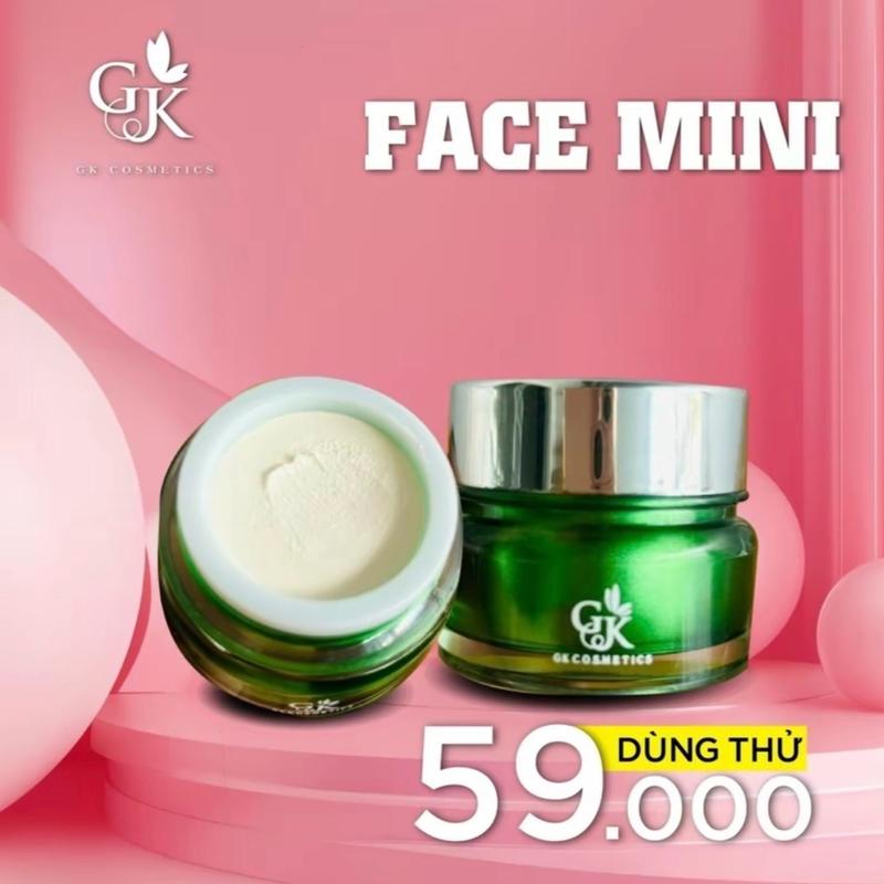 Kem Face Chiếc Mini  GK ( 2 nạ Hỗ trợ dưỡng da ) Làm Đẹp Da .