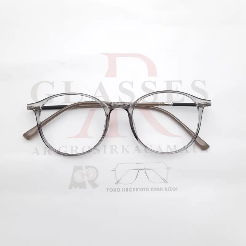kacamata Fashion Lentur tr90 AR8151 Perempuan Laki-laki Biru Blueray Frame Lensa Photocromic Putih Eyewear Bluecromic Hitam Glasses 4