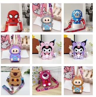 Túi đeo chéo mini bằng silicon dễ thương cho bé diện tết