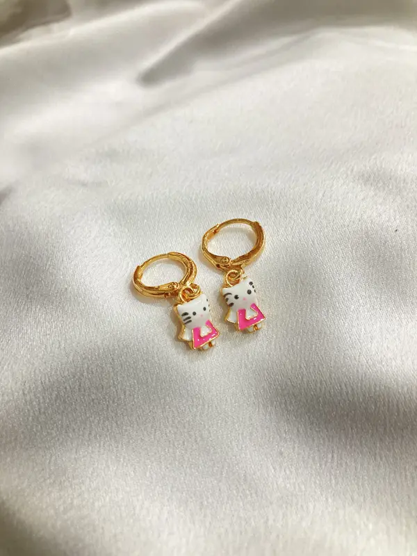 Set Perhiasan Aksesoris Anak Cat Kalung Anting Gelang Cincin SPA03 1