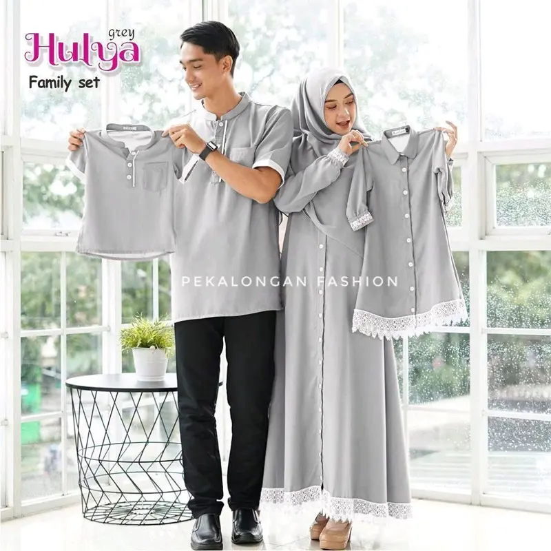 COUUPEL KELUARGA Famili SET /BAJU SET KELUARGA Seragam Polos couple dan lebaran 4