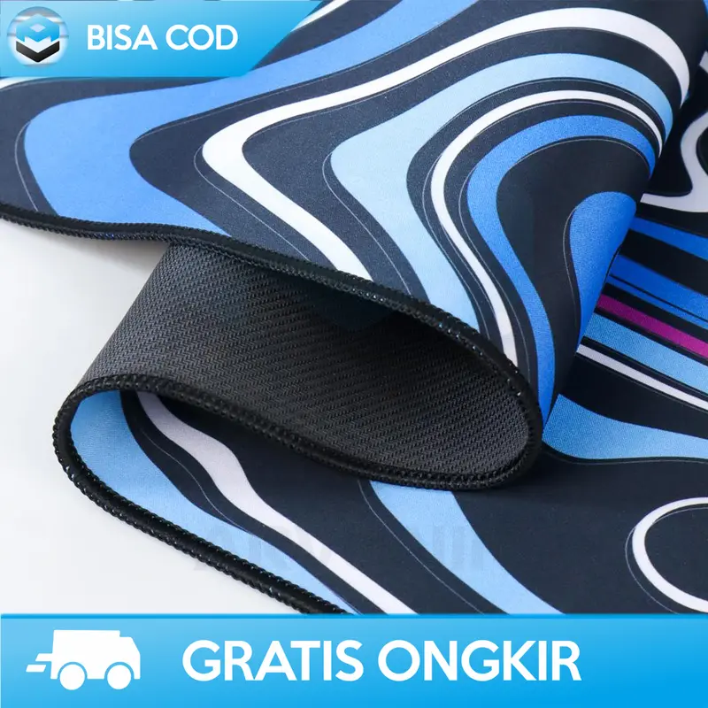GAMING ALAS MOUSE PAD XL DESK MATE ABSTRAK 800X300 LEMBUT ANTI SELIP 1