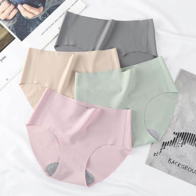 Quần Lót Tam Giác Nữ, Anxin Shangpin, Liền Mạch, Cạp Thường, Thoải Mái Và Thoáng Khí, Được Đóng Gói Riêng, Phong Cách Sexy 3