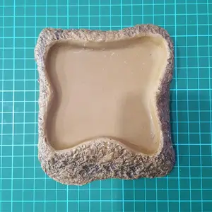 Reptile Feeding Dish Square ys Tempat Makan - Tempat Minum Sulcata BD Gecko Snake Water Dish