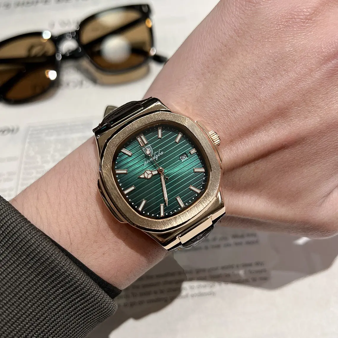 Đồng Hồ Nam, Không Thấm Nước, Dạ Quang, Siêu Mỏng, Phong Trào Thạch Anh, Hàng Mới Về Watch Đeo Tay