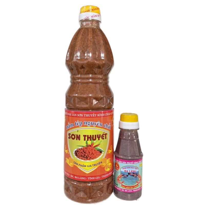 Mắm Tép Trưng Thịt Sơn Thuyết Ba Làng 1kg - Nguyên Chất, Tặng 100g Mắm Tôm Ba Làng Thanh Hóa