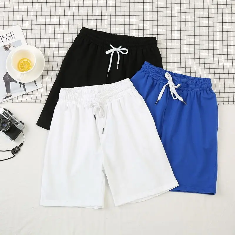 2025 Summer Thin Sports Casual Shorts Men's Loose Straight Shorts Men's Fashion Brand All-Matching Internet Celebrity Ins Beach Pants Popular
