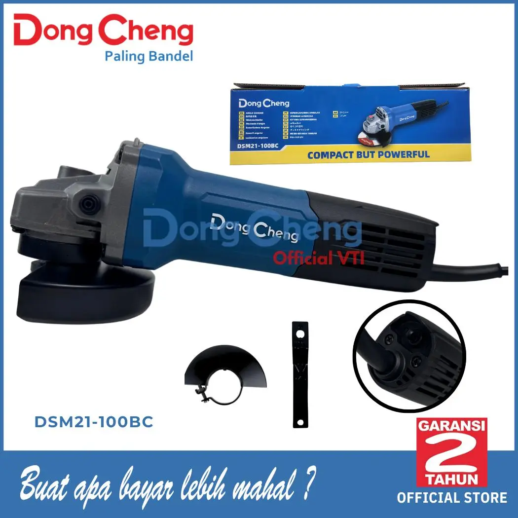 DongCheng DSM21-100BC Mesin Gerinda Tangan Angle Grinder 4" DSM21-100