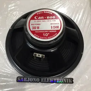 Speaker 10 Inch Cannon Full Range vokal - Berkualitas Tinggi