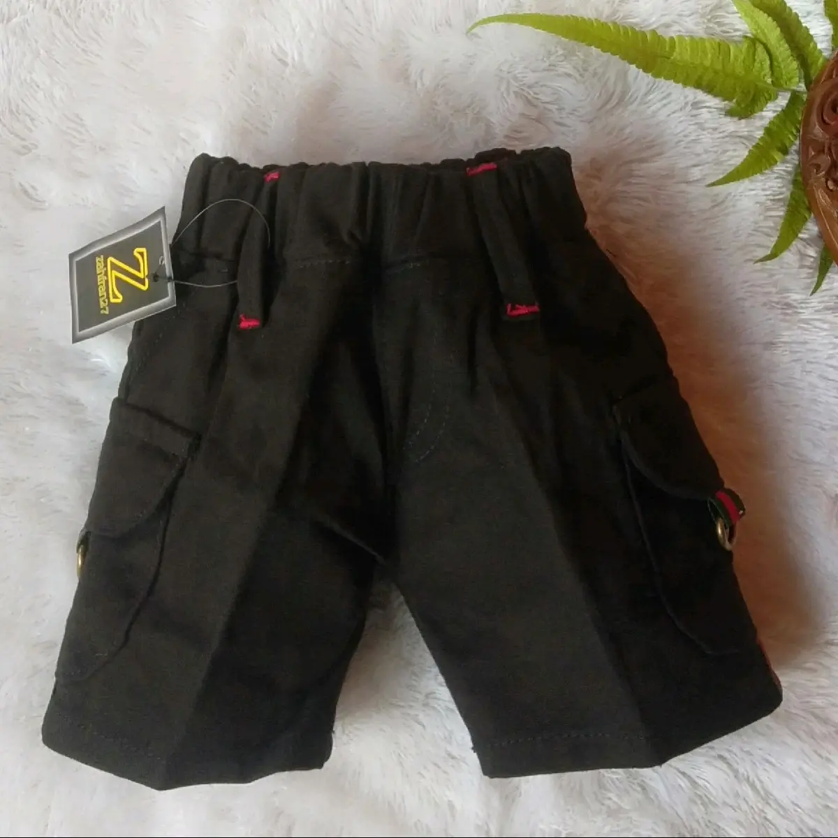 Cuci Gudang Celana Cargo Chino Pendek Katun Anak laki-laki terlaris 3bulan 6bulan 1th 2th 3th 4th 5th Hitam