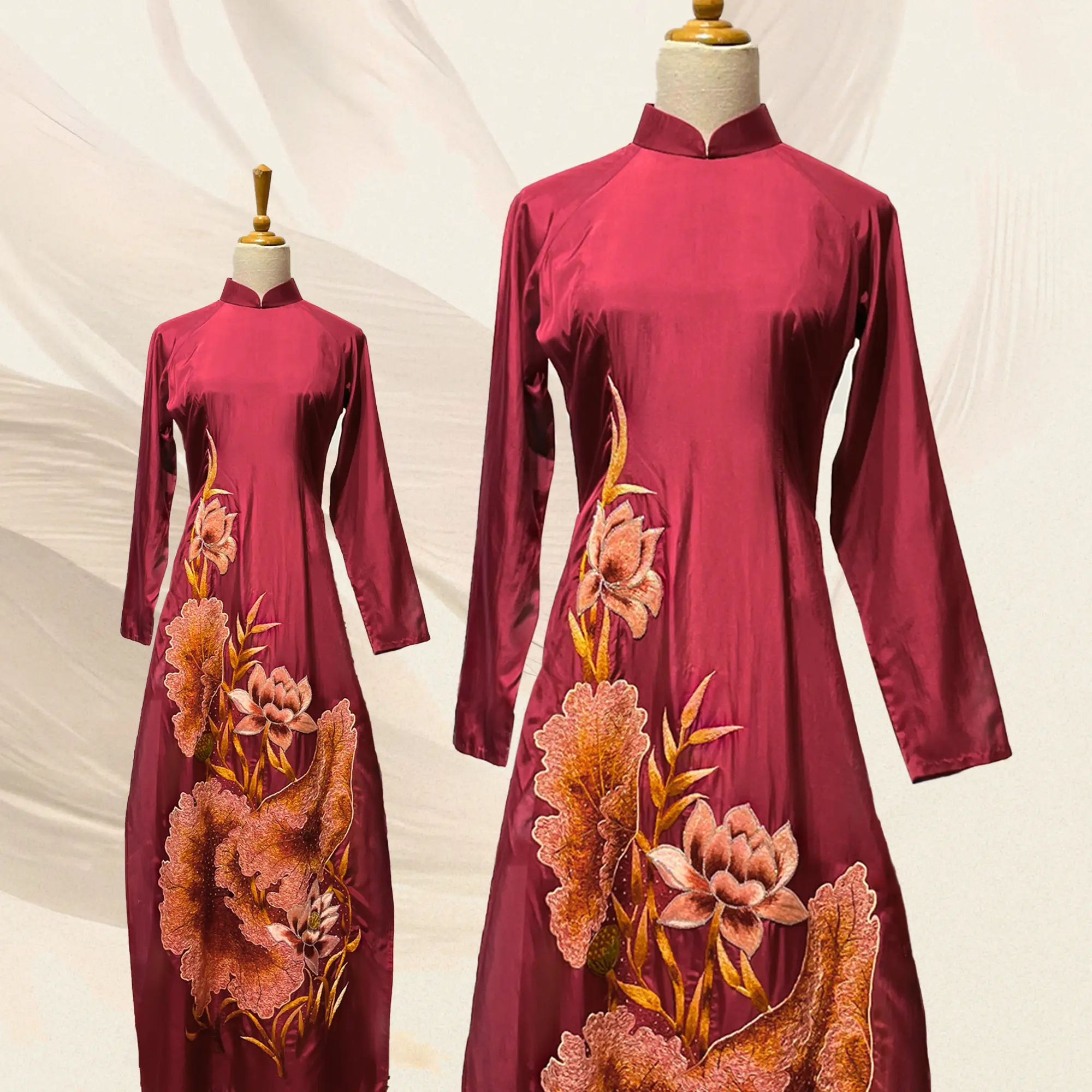 Áo dài thiết kế | Hàng trưng bày showroom | [Áo dài Ngọc Ánh]  Nữ