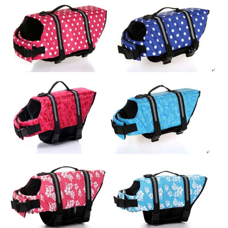 Product Introduction of XXS-XXL Dog Life Vest Summer Printed Pet Life Jacket Dog Safety Clothes Dogs Swimwear Pets Safety Swimming Suit Summer 4