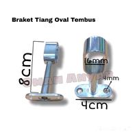Gambar 1 PASANG Braket Tiang Pipa Oval Bukan Huben Bulat PT PU 25 dari Omah Anyar Store Kota Surabaya 4 Tokopedia