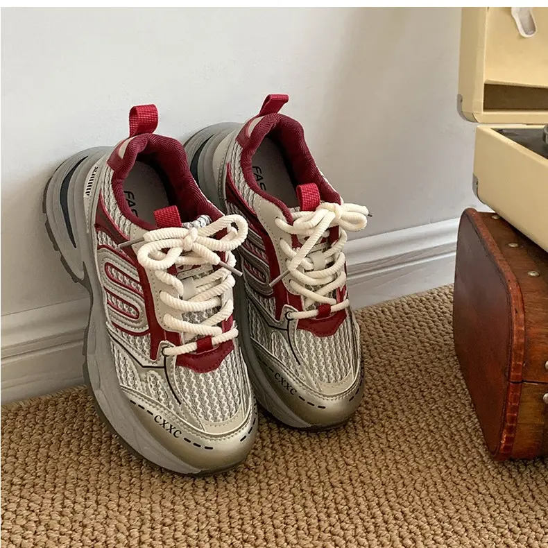 Giày thể thao nữ đế êm cao bánh mì dáng sneaker độn đế siêu hack dáng CÓ SẴN chuẩn size S015 6
