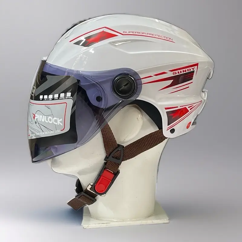Mũ bảo hiểm nam Sundy A25KD kính dài kiểu thể thao - Helmet Phụ Kiện 6