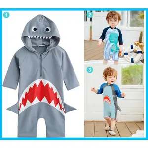 Baju Renang Anak Bayi Swimsuit Dino Hiu