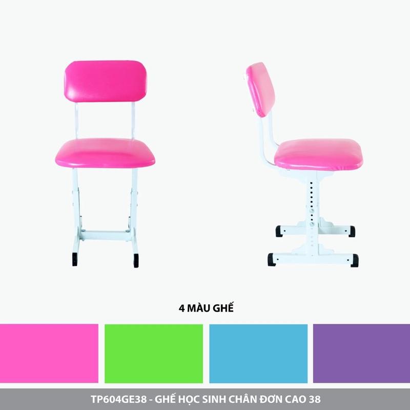 Ghế tăng chỉnh chiều cao cho bé từ 5 - 18 tuổi chịu lực 120kg, 3 màu hồng, biển, lá chọn màu ghi chú vào đơn hàng ghe hoc sinh g he hocsinh chong gu