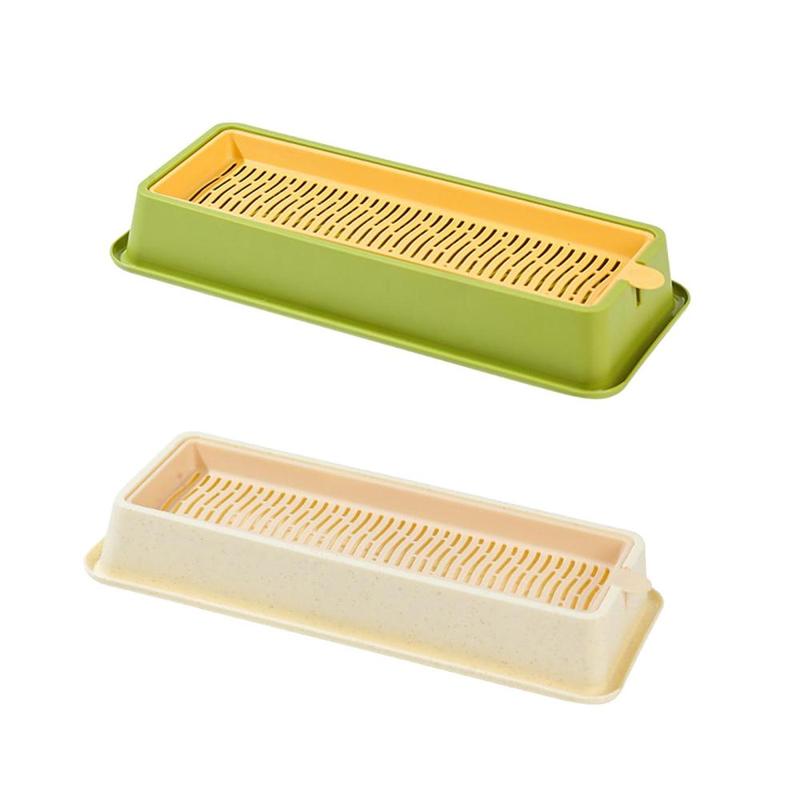 Seed Sprouter Tray Hydroponic Cat Grass Box Wheatgrass Bean Sprouts Wheatgrass Grower Soil Free Cat Grass Sprouting Tray for Microgreens 1