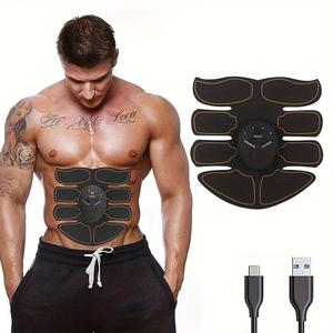 Abdominal Muscle Trainer, 1 Count Abdominal Muscle Stimulator, Fitness Massage Machine for Men & Women, Gifts for Men