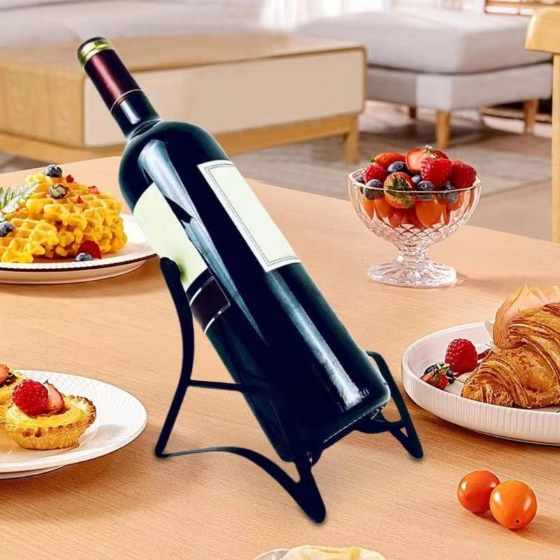 Product Introduction of GEWENI Wine Storage Stand Simple Style Chair Shape Wine Rack Creative Strong Load-Bearing Wine Bottle Holder Display Rack Ornament Champagne Stand Dining Table 11