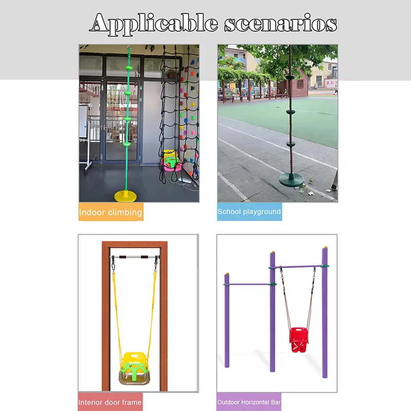 AK Mainan Memanjat Anak Children Climbing Swing - Blue 6