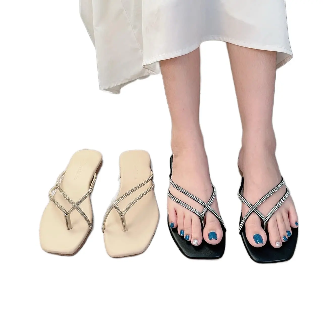 Dép lê xoàn xỏ ngón DéP Slipper Women Có Quai Nữ GiàY Shoes