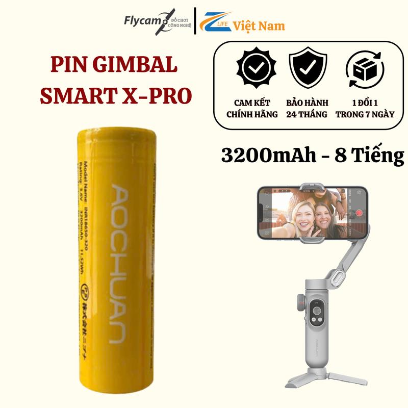 Pin Gimbal Smart Xpro AOCHUAN - Dung lượng 3200 mAh - Thời gian sử dụng 8h Selfie Phone