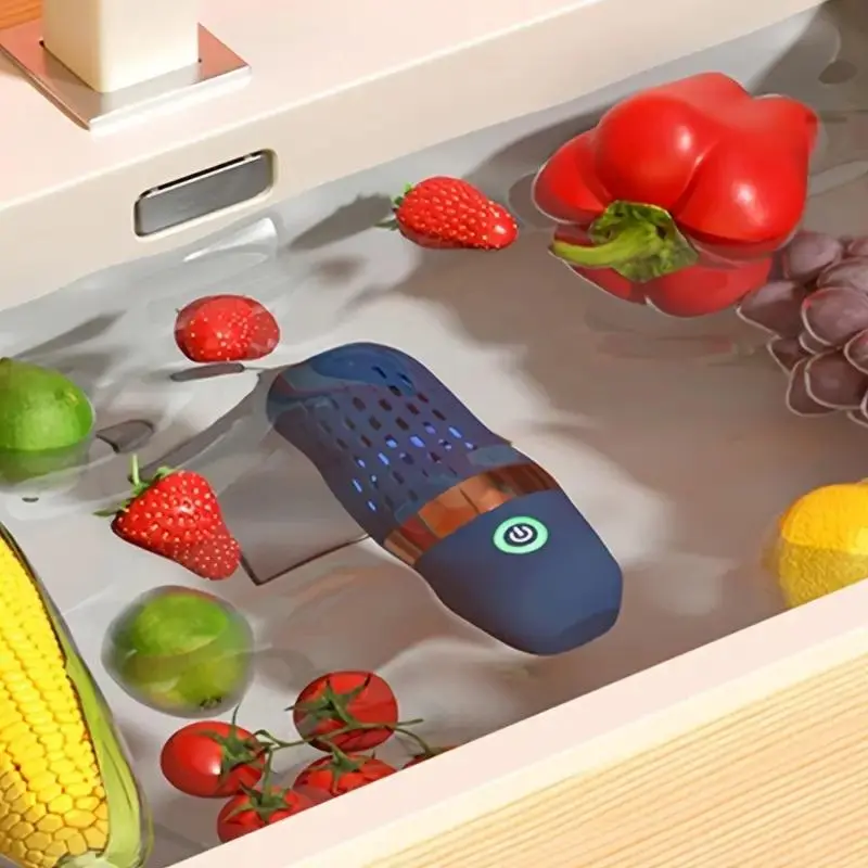 Fruit Washing Machine, Wireless Automatic Vegetable Cleaner, Vegetable Washing Machine Gadgets for The Home, Fruit Cleaner Device, Specialty Kitchen Electric Appliances, Multifunction Home Essentials, Appliance, Electric Juicer Machine Cleaner 6