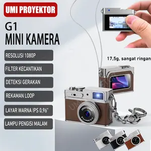UMI Mini Kamera 1080P 0.96 Inci Kamera Vlog Digital Thumb Camera Bodycam Video Recorder