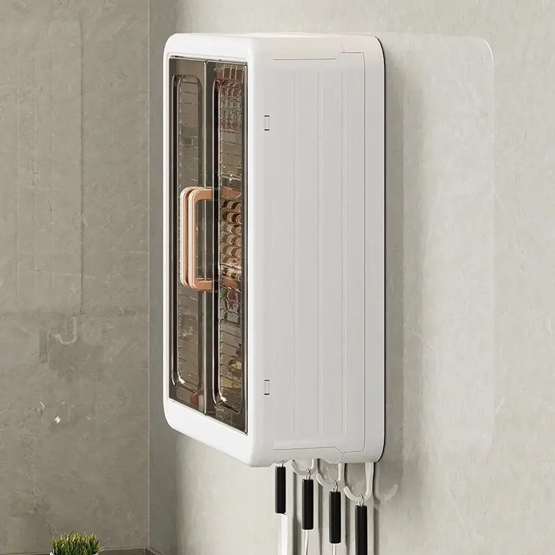 Tủ Để Gia Vị Nhà Bếp, Để Đồ Nhà Tắm Dán Tường Tiện Lợi 2 Tầng Kitchen kệ 8