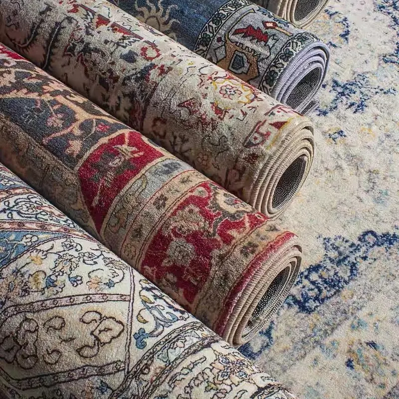2025 Karpet kamar tidur lantai aaesthetic 100ⅹ150cm 2025 Karpet Muslim Baru Karpet Ruang Tamu Eropa 0