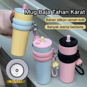 Tumbler Fun Plus 710ml SUS 316, Tumbler Stainless, Tumbler Viral, Tumbler Kekinian , Tumbler Kopi , Tumbler Tahan Panas, Botol Minum Stylish , Tumbler Sedotan, Tumbler Premium