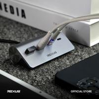Gambar Rexus RXT-401 Hub USB C 4 in 1 Docking Station dengan 2 Port USB-C & 2 Port USB 3.0 Super Speed 5Gbps Casing Aluminium Alloy Premium - Converter REXUS Type C 4IN1 RXT 401 dari GGSTORESBY Kota Surabaya 4 Tokopedia