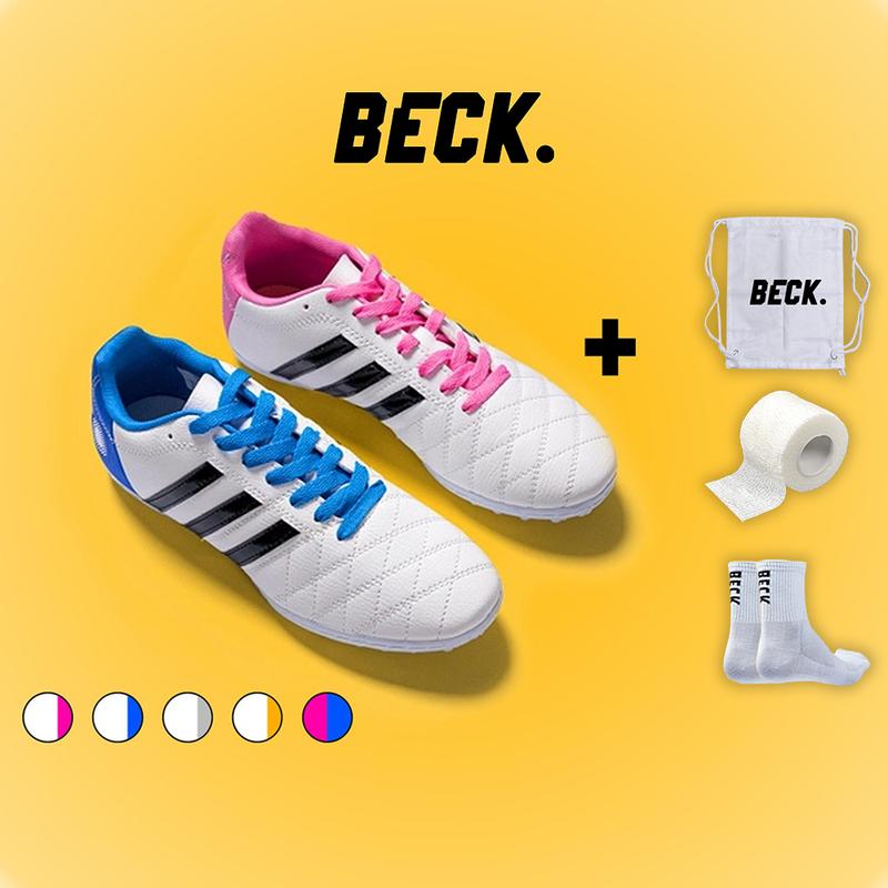 Giày Bóng Đá Wika 3 Sọc Toni Kroos SOCCER BECK, Tặng Quà, Đế Đinh TF, Bám Sân, Các Phối Màu Sắc, Sân Cỏ Nhân Tạo