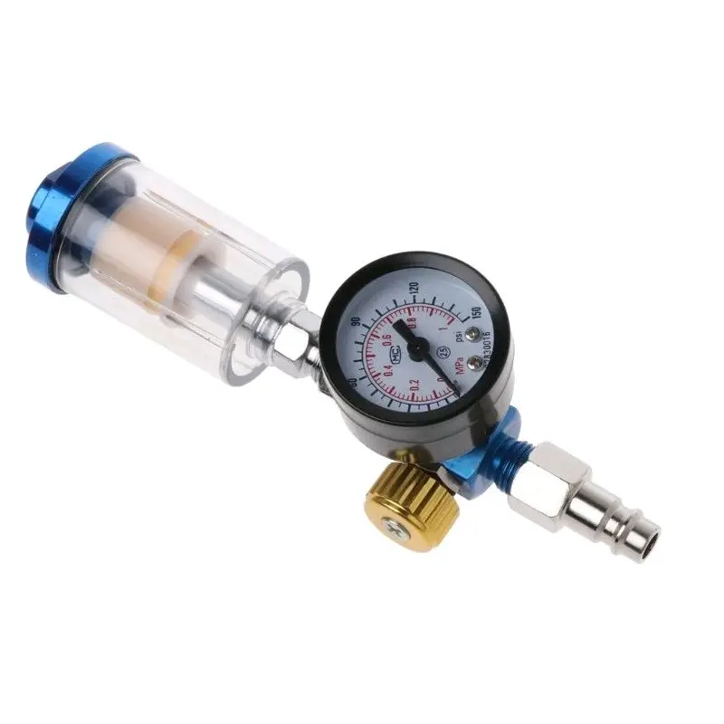 Filter Regulator Spray Gun Cat Airbrush Regulator Filter Angin Kompresor Spray Gun Cat Semprot Air Brush