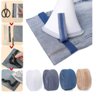Pemendek Celana Jeans Tanpa Jahit Lem Self Adhesive Pant Edge Shorten 3 Pilihan Warna Kenyamanan Maksimal Gaya Anda Praktis dan Cepat
