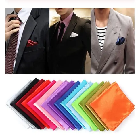 HOT Men's   towel  plain scarf  wedding party dress handkerchief Chest tow