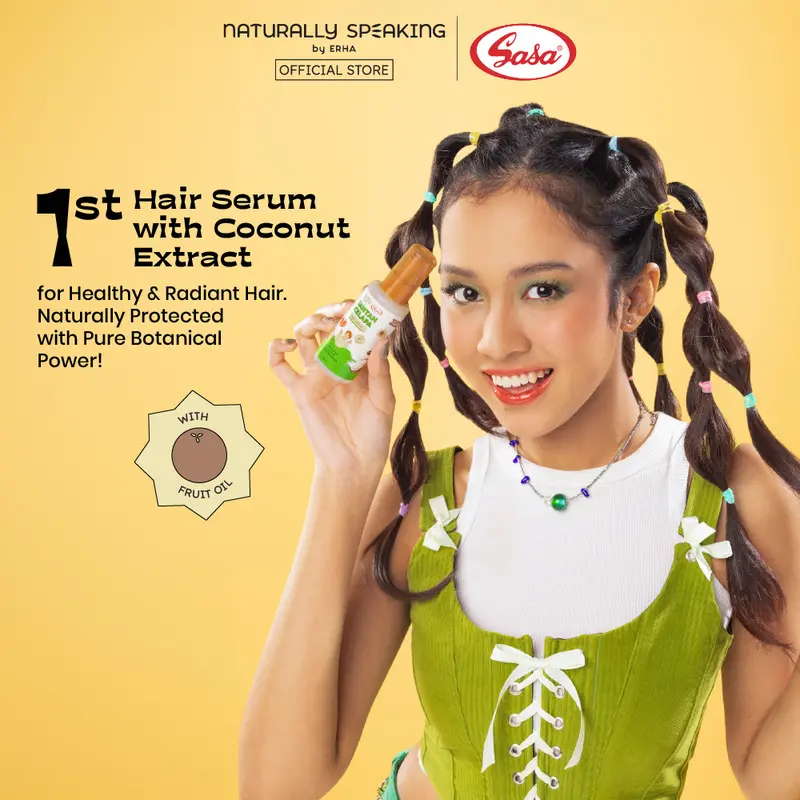 Naturally Speaking x SASA Santan Kelapa Hair Serum 50ML 4