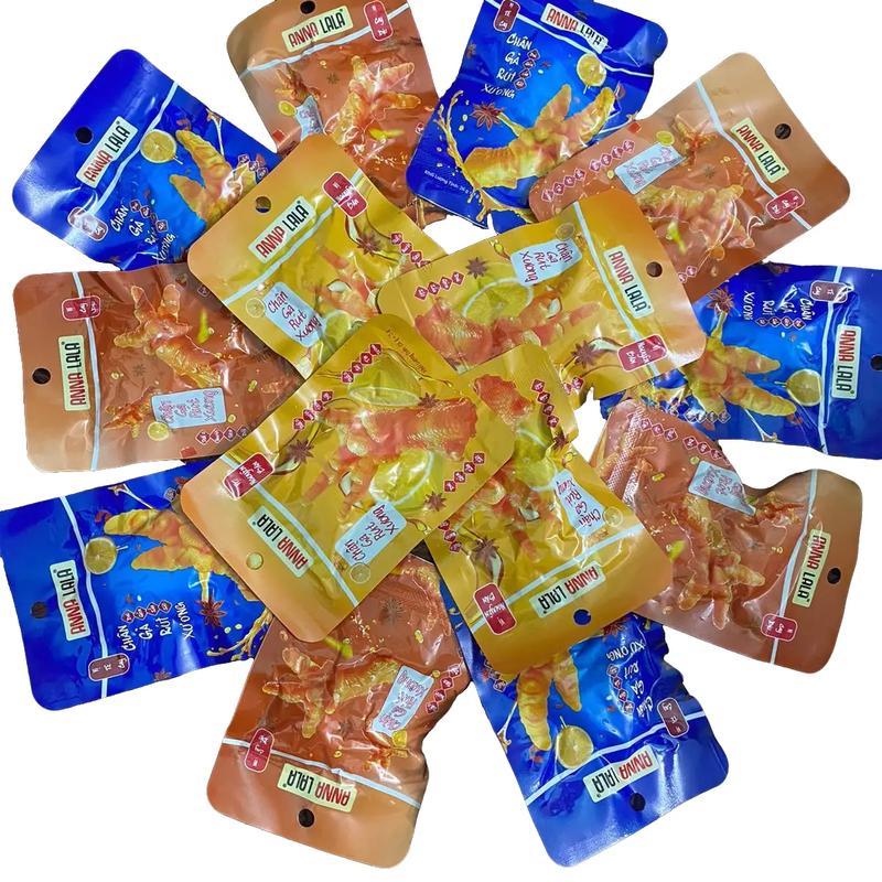 Combo 30,cái chân gà rút xương ANNA LALA chua cay đậm vị 29g(cay và không cay và cay dịu )..