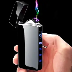 Korek Api Unik ELEKTRIK PLASMA USB LIGHTER DOUBLE ARC PEMATIC PEMATIK KOREK API USB DAPAT DICHARGE