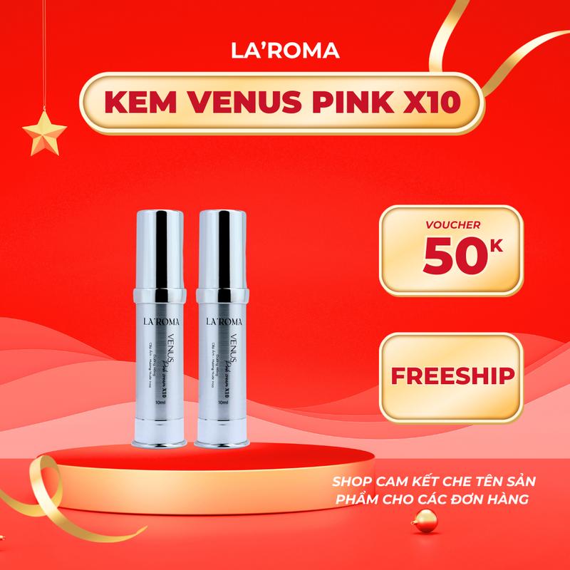 Che Tên Combo 2 Lọ Kem Làm Hồng Venus pink x10 Giảm Thâm Hiệu Quả - Dưỡng Da Body Nữ