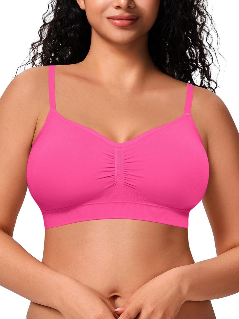 Product Introduction of Women's Solid Wireless Bralette, Breathable Comfortable Seamless Bra, Women's Lingerie for All Seasons 1